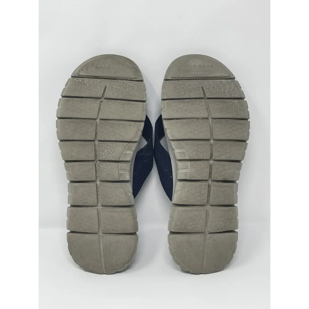 Cole Haan ZeroGrand Stitchlite Mens‎ Size 7 Sandals Flip Flop Comfort Navy Blue